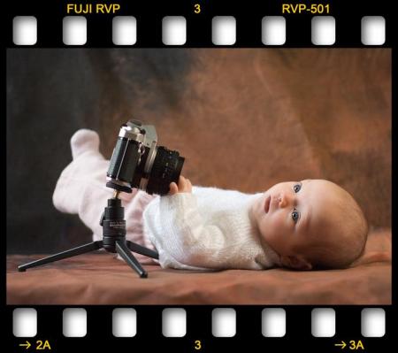 bébé photographiste